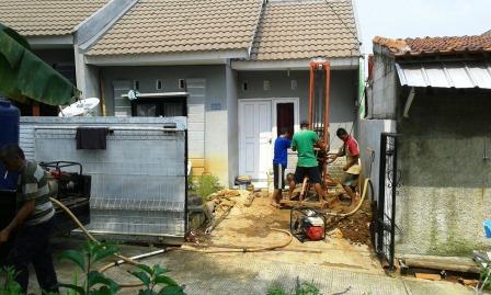 BOR SUMUR DI PERUM KEMANG ASRI, KEMANG, BOGOR