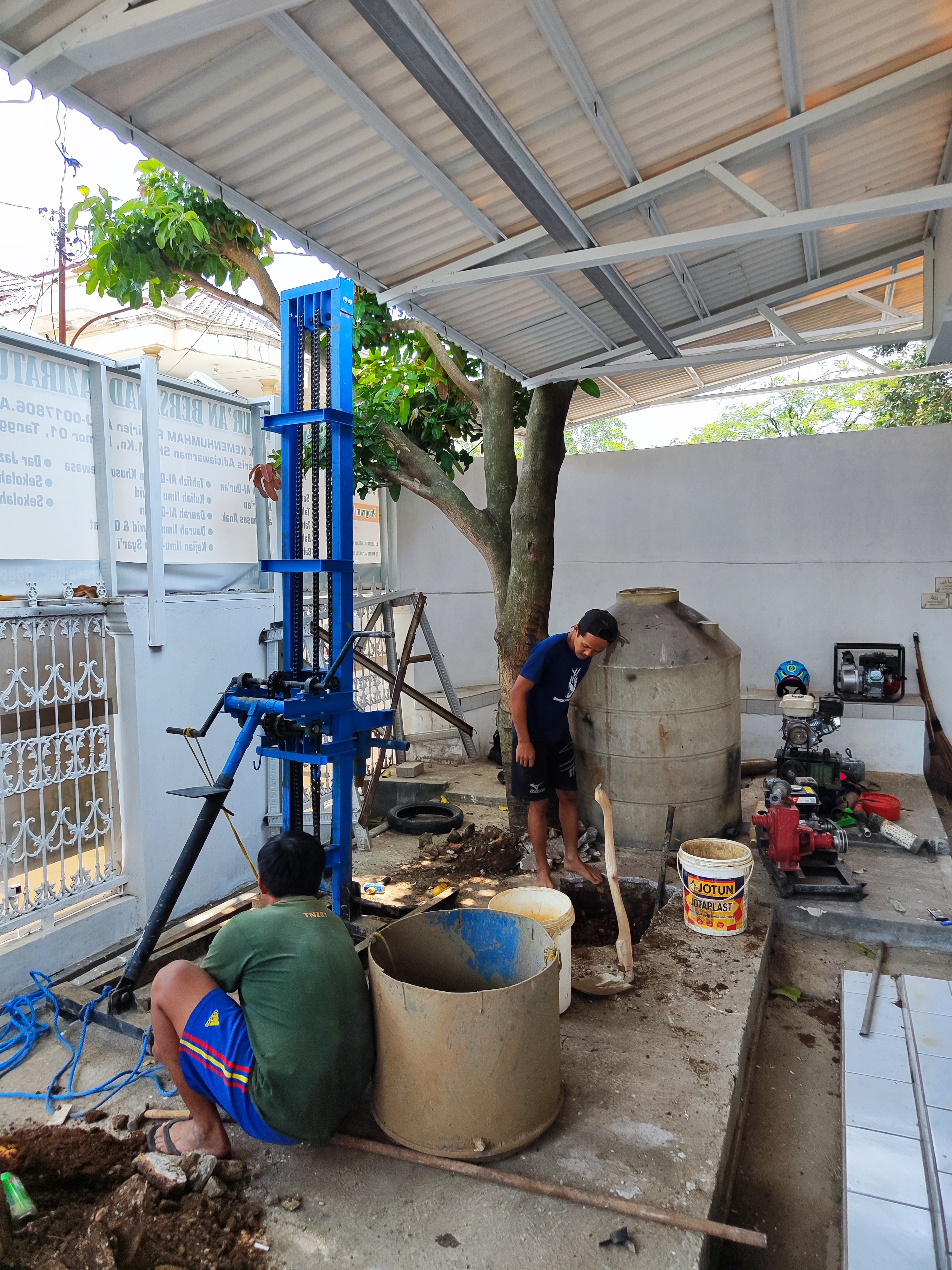 Bor Sumur di PD. Hasan, Tajur, Bogor